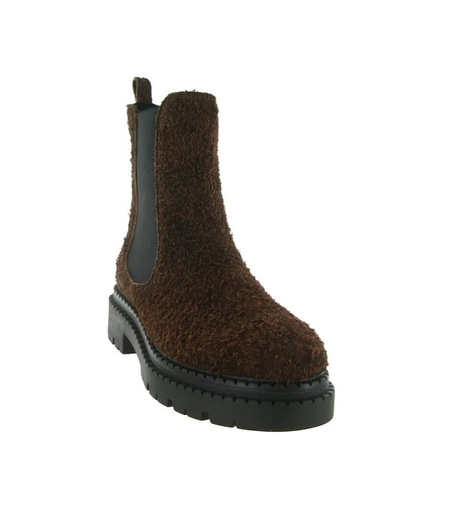 apres ski bottes fourrees - Bottine chaude - femme - Cuir - Marron - Armando