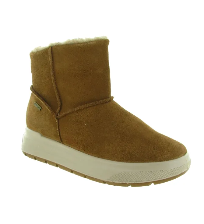 apres ski bottes fourrees - Bottes fourrées - junior garcon - Nubuck - Marron - Primigi