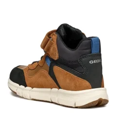 apres ski bottes fourrees - Bottes fourrées - junior garcon - Synthétique - Marron - Geox
