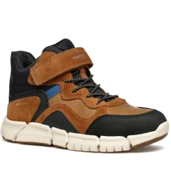 apres ski bottes fourrees - Bottes fourrées - junior garcon - Synthétique - Marron - Geox