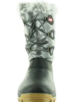 apres ski bottes fourrees - Bottes fourrées - junior garcon - Synthétique - Argent - Olang