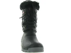 apres ski bottes fourrees - Bottes fourrées - junior garcon - Synthétique - Noir - Olang