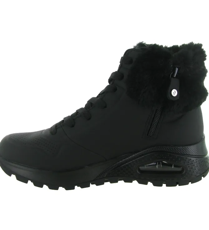 apres ski bottes fourrees - Botte fourrée - femme - Synthétique - Noir - Skechers footwear