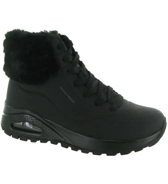 apres ski bottes fourrees - Botte fourrée - femme - Synthétique - Noir - Skechers footwear