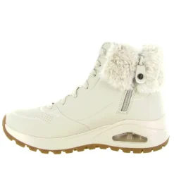apres ski bottes fourrees - Botte fourrée - femme - Synthétique - Blanc - Skechers footwear