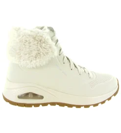 apres ski bottes fourrees - Botte fourrée - femme - Synthétique - Blanc - Skechers footwear