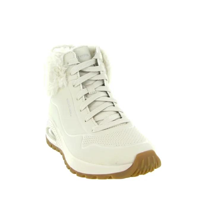 apres ski bottes fourrees - Botte fourrée - femme - Synthétique - Blanc - Skechers footwear