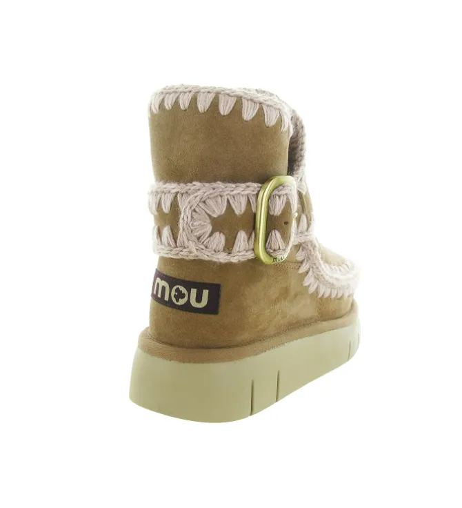 apres ski bottes fourrees - Bottine chaude - femme - Nubuck - Beige - Mou