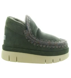 apres ski bottes fourrees - Bottine chaude - femme - Nubuck - Kaki - Mou