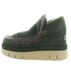 apres ski bottes fourrees - Bottine chaude - femme - Nubuck - Kaki - Mou