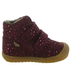 apres ski bottes fourrees - Bottes fourrées - bebe fille - Cuir - Bordeaux - Froddo