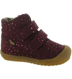 apres ski bottes fourrees - Bottes fourrées - bebe fille - Cuir - Bordeaux - Froddo