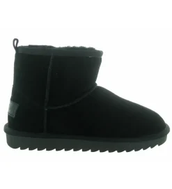 apres ski bottes fourrees - Bottine chaude - femme - Nubuck - Noir - Colors of california