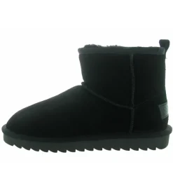apres ski bottes fourrees - Bottine chaude - femme - Nubuck - Noir - Colors of california