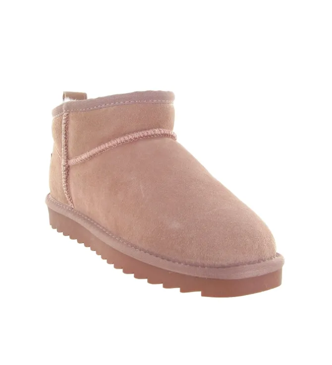 apres ski bottes fourrees - Bottine chaude - femme - Nubuck - Rose - Colors of california
