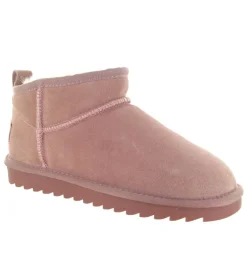 apres ski bottes fourrees - Bottine chaude - femme - Nubuck - Rose - Colors of california