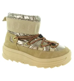 apres ski bottes fourrees - Bottes fourrées - junior fille - Nylon - Or - Pajar