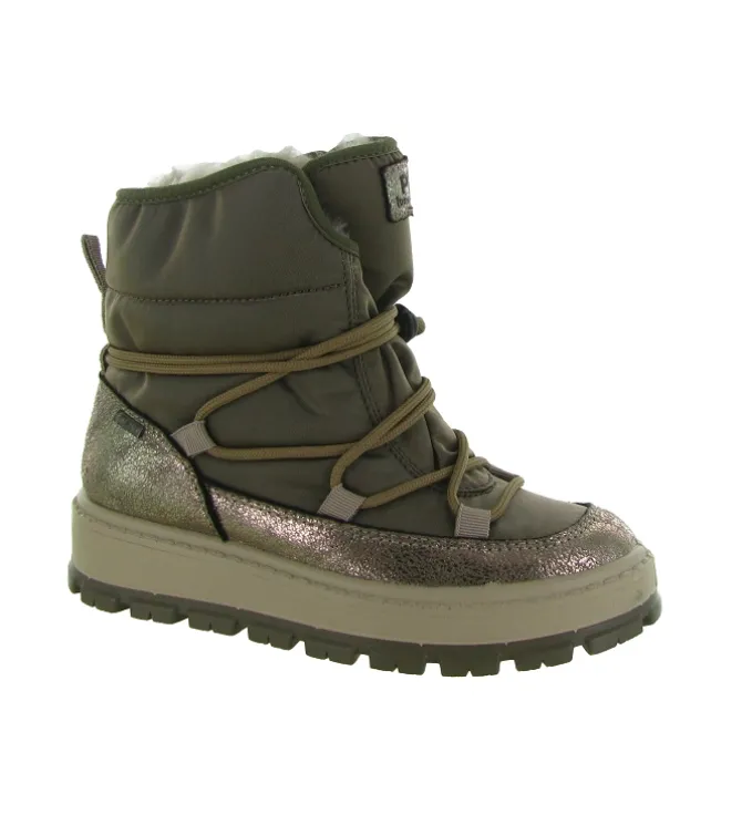 apres ski bottes fourrees - Bottes fourrées - junior fille - Nylon - Marron - Primigi