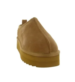 apres ski bottes fourrees - Bottine chaude - femme - Nubuck - Chestnut - Colors of california