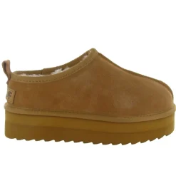 apres ski bottes fourrees - Bottine chaude - femme - Nubuck - Chestnut - Colors of california