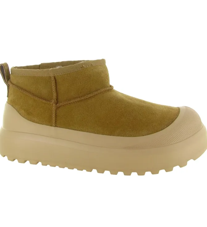 apres ski bottes fourrees - Bottine chaude - femme - Nubuck - Marron - Colors of california