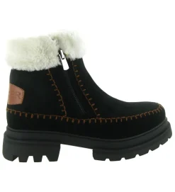 apres ski bottes fourrees - Botte fourrée - femme - Nubuck - Noir - Hooper