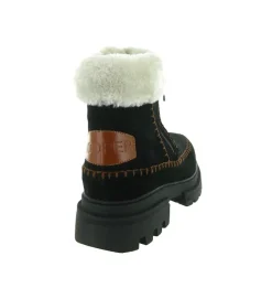 apres ski bottes fourrees - Botte fourrée - femme - Nubuck - Noir - Hooper