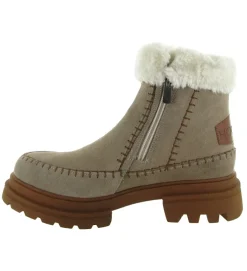 apres ski bottes fourrees - Botte fourrée - femme - Nubuck - Beige - Hooper