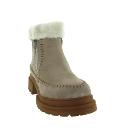 apres ski bottes fourrees - Botte fourrée - femme - Nubuck - Beige - Hooper