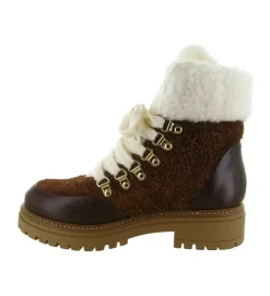 apres ski bottes fourrees - Botte fourrée - femme - Cuir - Marron - Armando