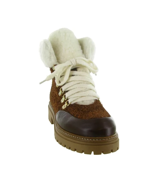 apres ski bottes fourrees - Botte fourrée - femme - Cuir - Marron - Armando