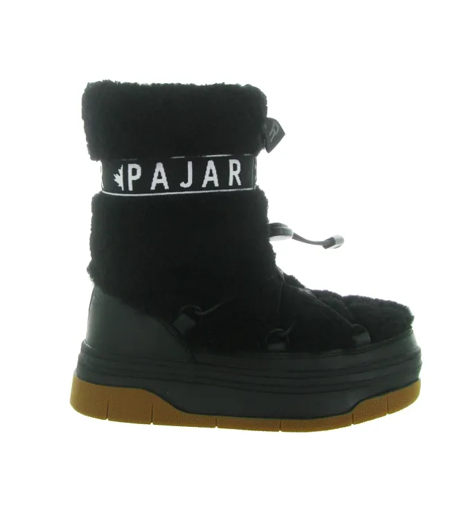 apres ski bottes fourrees - Bottine chaude - femme - Laine - Noir - Pajar