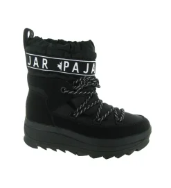 apres ski bottes fourrees - Bottine chaude - femme - Nylon - Noir - Pajar