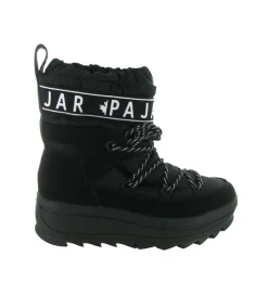 apres ski bottes fourrees - Bottine chaude - femme - Nylon - Noir - Pajar