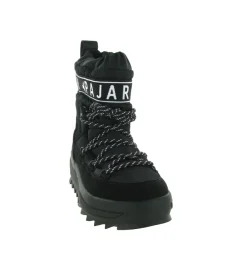 apres ski bottes fourrees - Bottine chaude - femme - Nylon - Noir - Pajar
