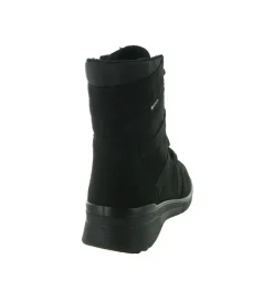 apres ski bottes fourrees - Botte de neige - femme - Cuir - Noir - Ara