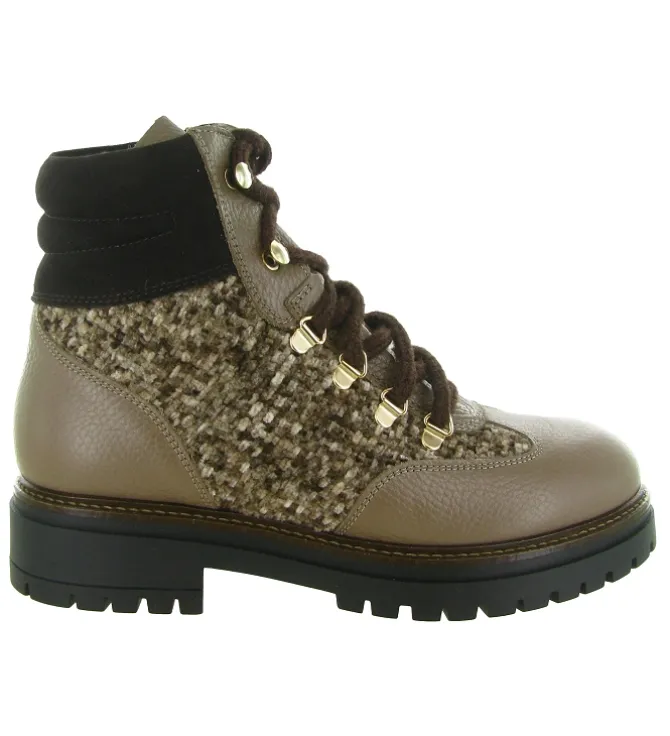 apres ski bottes fourrees - Bottine chaude - femme - Cuir - Beige - Armando