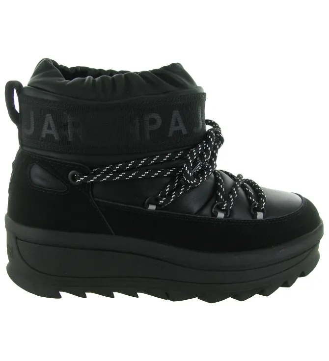 apres ski bottes fourrees - Bottine chaude - femme - Nylon - Noir - Pajar