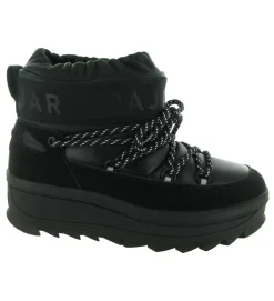 apres ski bottes fourrees - Bottine chaude - femme - Nylon - Noir - Pajar