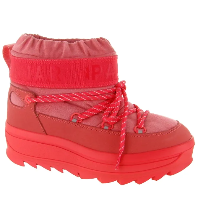 apres ski bottes fourrees - Bottine chaude - femme - Nylon - Corail - Pajar