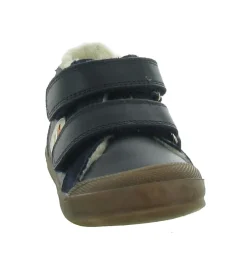 apres ski bottes fourrees - Bottes fourrées - bebe garcon - Cuir - Bleu - Bellamy