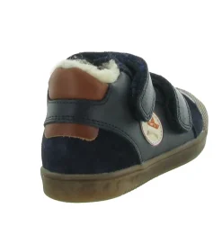 apres ski bottes fourrees - Bottes fourrées - bebe garcon - Cuir - Bleu - Bellamy