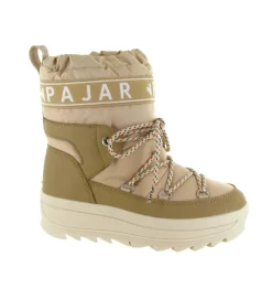 apres ski bottes fourrees - Bottine chaude - femme - Nylon - Beige - Pajar