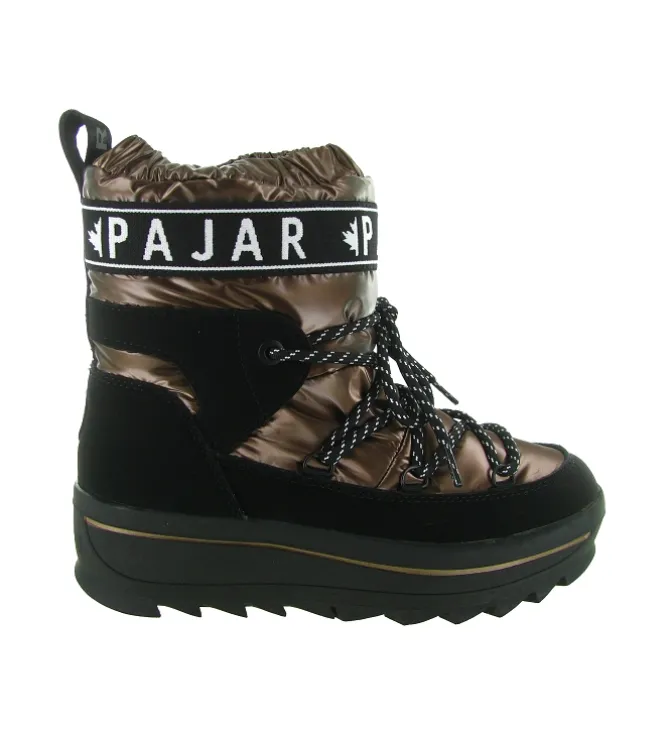 apres ski bottes fourrees - Bottine chaude - femme - Nylon - Bronze - Pajar