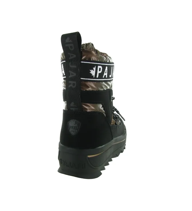 apres ski bottes fourrees - Bottine chaude - femme - Nylon - Bronze - Pajar