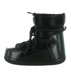 apres ski bottes fourrees - Botte de neige - femme - Nylon - Noir - Inuikii