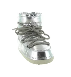 apres ski bottes fourrees - Botte de neige - femme - Nylon - Argent - Inuikii