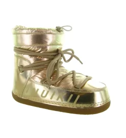 apres ski bottes fourrees - Botte de neige - femme - Nylon - Or - Inuikii