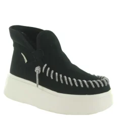 apres ski bottes fourrees - Bottine chaude - femme - Nubuck - Noir - Nan ku