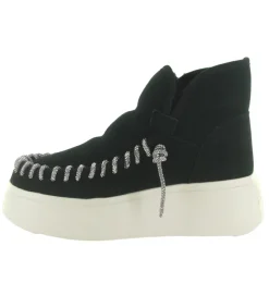 apres ski bottes fourrees - Bottine chaude - femme - Nubuck - Noir - Nan ku